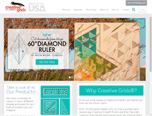 Tablet Screenshot of creativegridsusa.com